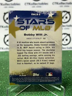 2026 TOPPS 75 BOBBY WITT JR. # SMLB-5 STARS OF MLB KANSAS CITY ROYALS BASEBALL - Image 2