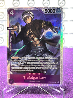 2024 ONE PIECE THE BEST TRAFALGAR LAW # ST10-010 SR ENGLISH TRADING GAME CARD - Image 1