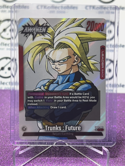 DRAGON BALL SUPER MANGA BOOSTER 02 TRUNKS : FUTURE # SB02-001 L FOIL GAME CARD - Image 1