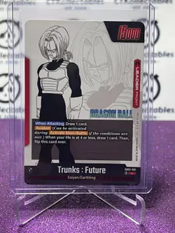DRAGON BALL SUPER MANGA BOOSTER 02 TRUNKS : FUTURE # SB02-001 L FOIL GAME CARD - Image 2