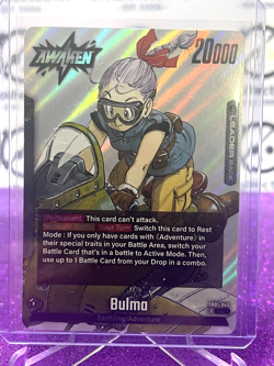 2025 DRAGON BALL SUPER MANGA BOOSTER BULMO # SB01-045 L FOIL CARD - Image 1