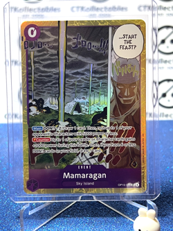 2026 ONE PIECE ADVENTURE ON KAMI'S ISLAND MAMARAGAN # OP15-078 SR FOIL TCG CARD - Image 4
