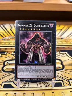 Yugioh Nummer 22: Zombiestein RATE-DESE1 Super Rare - Image 1