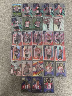 Sunderland Huge Bundle Chrome Set/Inserts, Gold Set, Finest Bundle Premierleague - Image 1