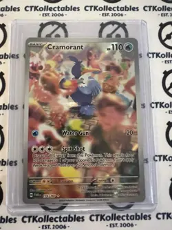 Cramorant Illustration Rare #176/167 Twilight Masquerade Pokemon Card - Image 1