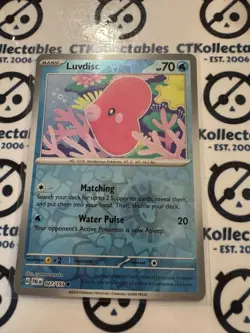 Luvdisc Reverse Holo #047/193 Scarlet & Violet Paldea Evolved Pokemon Card - Image 1