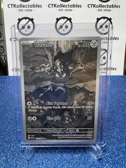 DURANT ILLUSTRATION RARE SCARLET & VIOLET WHITE FLARE #150/086 POKEMON CARD - Image 1