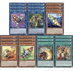 R.B. DECK CORE Yugioh Brute Blue VALCan Booster Stage Landing Driller More DUAD - Image 1