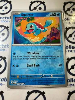 Squirtle Reverse Holo #007/165 Scarlet & Violet 151 Pokemon Card - Image 1