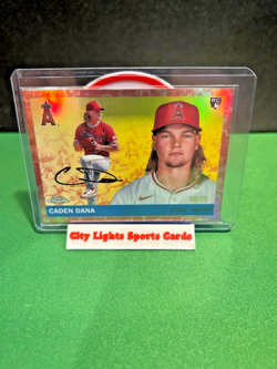 ⚾ '25 Topps Platinum Anniversary Caden Dana RC Cream/Rose Gold /75 Angels ⚾ - Image 1