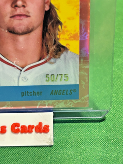 ⚾ '25 Topps Platinum Anniversary Caden Dana RC Cream/Rose Gold /75 Angels ⚾ - Image 3