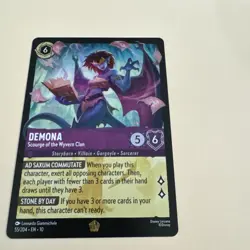 Demona Scourge of the Wyvern Clan Disney Lorcana 55/204 Legendary Set 10 - Image 1