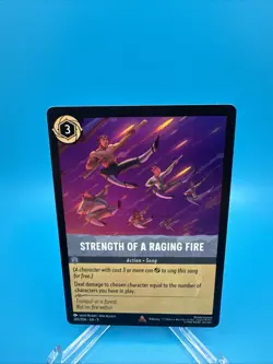 Strength Of A Raging Fire - Fabled (9) - Disney Lorcana - #201 - NM - Image 1