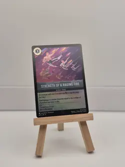Strength of a Raging Fire 8/P3 League Foil Promo Fabled LP Disney Lorcana DLPC - Image 1