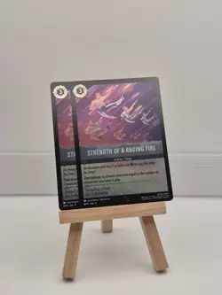 Strength of a Raging Fire 8/P3 League Foil Promo Fabled LP Disney Lorcana DLPC - Image 3