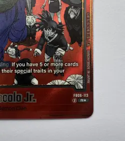 Dragon Ball Super Fusion World Piccolo Jr. FB06-113 Alternate Art Manga Booster - Image 3