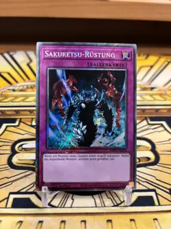 Yugioh Sakuretsu-Rustung Platinum Secret Rare RA03-DE130 - Image 1