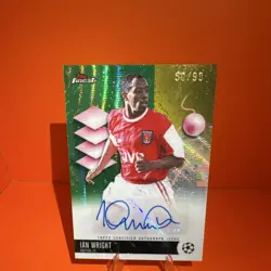 Topps Finest UEFA Club Competitions 2025/26 Ian Wright Arsenal Auto BA-IW /99 - Image 3