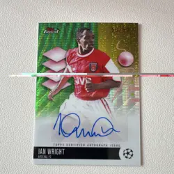 Topps Finest UEFA Club Competitions 2025/26 Ian Wright Arsenal Auto BA-IW /99 - Image 4