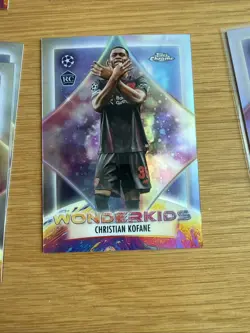 *LOT OF (15) 2025-26 Topps Chrome UEFA UCC Wonderkids Refractor RC’s - Image 5