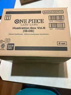 One Piece Card Game ILLUSTRATION BOX Vol 6 (IB-06) NEW SEALED case of 6 - Image 1