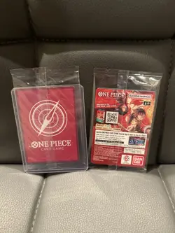 One Piece Dodgers + Grevin Museum Luffy promo Cards Both Included In Hand - Image 2