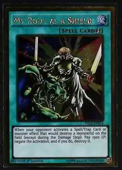 My Body as a Shield - PGL2-EN074 - Gold Rare - 1st Edition - Yugioh - Image 1