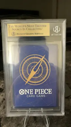 2022 One Piece OP01 EN Shanks 120 Alternate Art SEC Parallel BGS 9.5 - Image 2