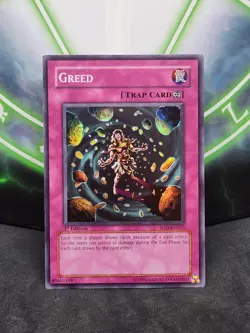 Yugioh Greed SOD-EN055 Super Rare 1st Edition NM - Image 1