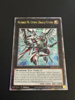 Number F0: Utopic Draco Future - YuGiOh! MP24-EN037 Quarter Century Sec Rare NM - Image 1