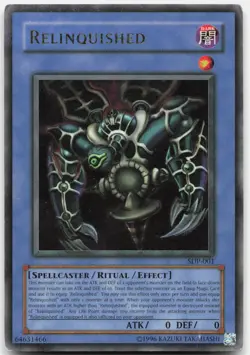 Relinquished MRL-029 Ultra Rare Magic Ruler Yu-Gi-Oh Unlimited Moderately Played - Image 1