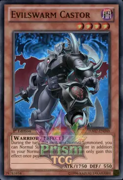 1st ed Evilswarm Castor super rare HA07-EN048 Yugioh - Image 1