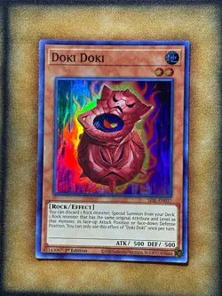 Yugioh Doki Doki SESL-EN037 Super Rare 1st Ed NM - Image 1