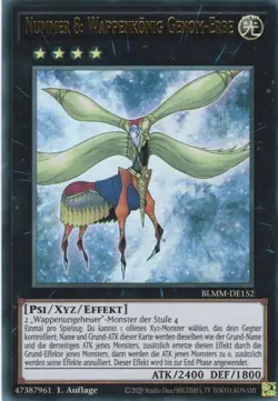 yugioh 1x Nummer 8: Wappenkonig Genom-Erbe BLMM-DE152 ULTRA 1AUFLAGE DEUTSCH - Image 1