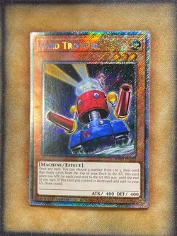 Yugioh Card Trooper RA03-EN172 Platinum Secret Rare 1st Ed NM - Image 1