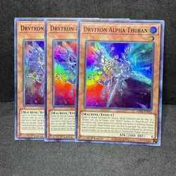 3x Yugioh Drytron Alpha Thuban GEIM-EN024 Super Rare - NM 💎 - Image 1