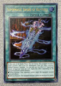 Supermagic Sword of Raptinus TOCH-EN017 Ultra Rare Unlimited VLP - Image 1