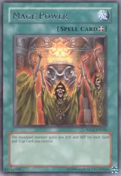 Mage Power - RP02-EN039 - Rare - Unlimited Edition - Damaged - Image 1