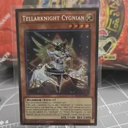 Yu-Gi-Oh! TCG Tellarknight Cygnian BLGG-EN017 1st Ed Ultra Rare Foil Effect - Image 1