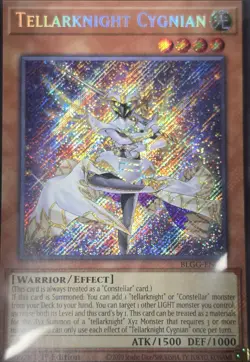 Tellarknight Cygnian BLGG-EN017 Secret Rare 1st Edition Yu-Gi-Oh NM - Image 1