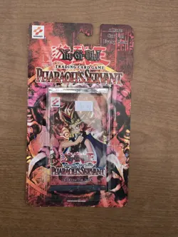 YuGiOh Pharaoh's Servant Blister Booster Pack Sealed Square Original Konami Read 53334289504 - Image 1