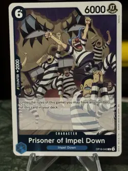 One Piece Card Game - Prisoner of Impel Down - OP16-042 R - English - Image 1
