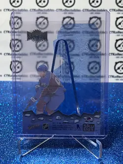 2021-22 SKYBOX METAL NATHAN MACKINNON # IC-5 ICE CARVINGS AVALANCHE HOCKEY CARD - Image 2