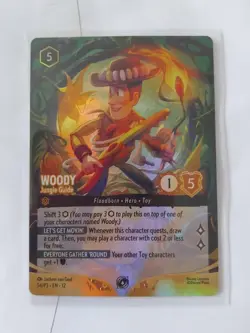 Woody Top 8 Foil - Jungle Guide (Store Champ) Disney Lorcana Promo - Image 1
