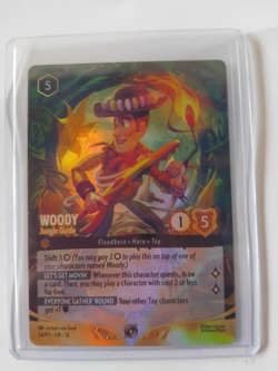 Woody Top 8 Foil - Jungle Guide (Store Champ) Disney Lorcana Promo - Image 2