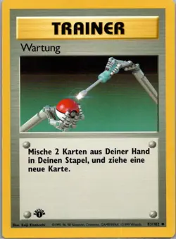 NM - Maintenance #083/102 | 1st Edition German Uncommon | Base Set - Image 1
