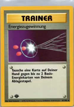 NM - Energy Retrieval #081/102 | 1st Edition German Uncommon | Base Set - Image 1
