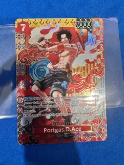One Piece TCG Portgas D Ace SP Alt Art OP02-013 Two Legends OP08 - Image 1
