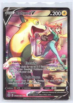 Boltund V TG13/TG30 - Pokemon - Brilliant Stars Trainer Gallery - NM - GIDORA - Image 1