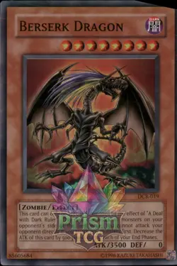 Berserk Dragon super rare DCR-019 Yugioh - Image 1
